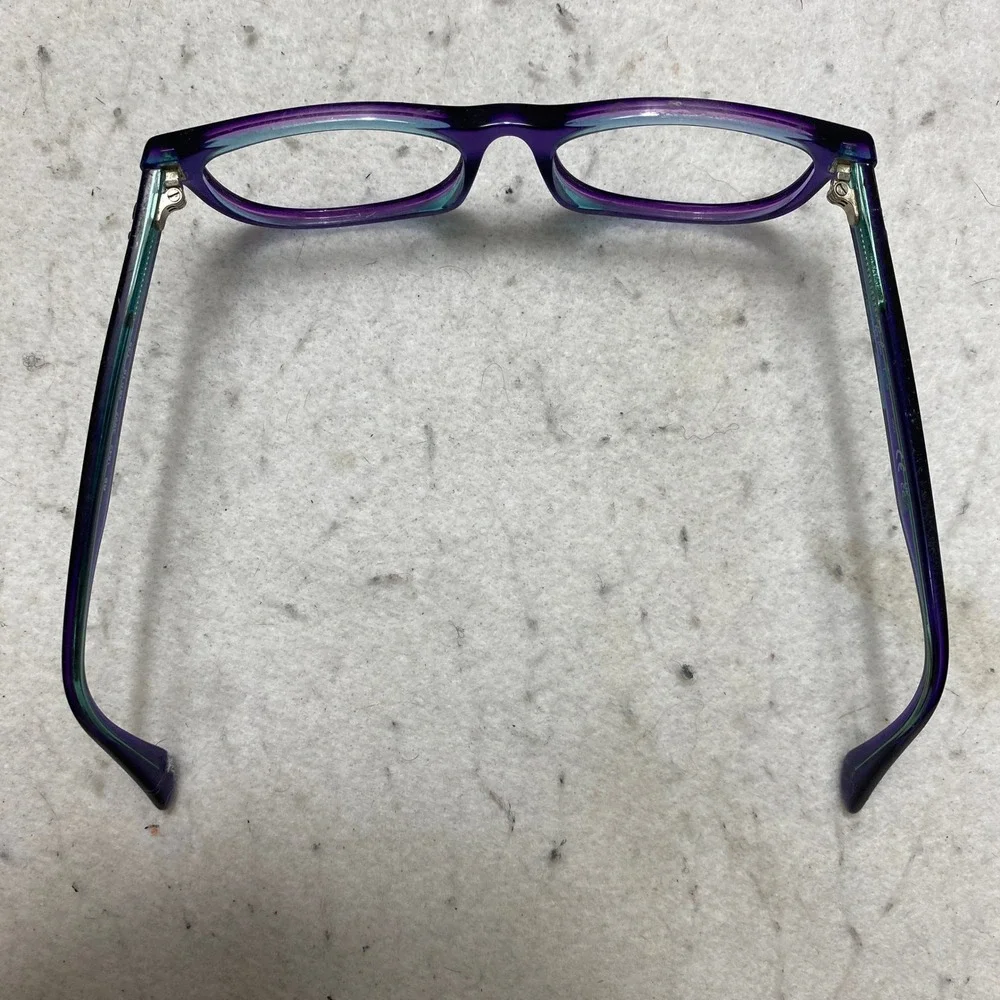 Ray-Ban RB 1642 3997 Eyeglasses Kids Purple Teal  Square Frames 48mm